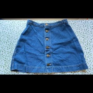 Jean skirt